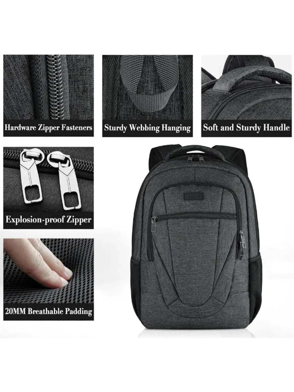 Extra Large Travel Laptop Backpack, 17 Inch Water Resistant School Bag for Teens